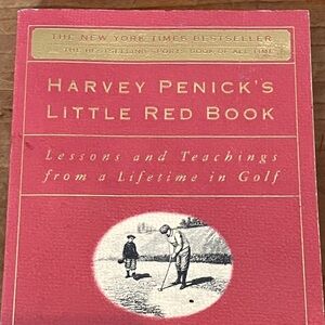 GOLF Book Harvey Penick's Little Red Book - lessons & teachings a lifetime golf